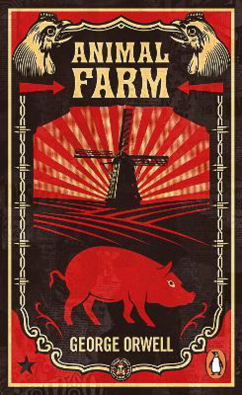 

Animal Farm: The dystopian classic reimagined with cover art by Shepard Fairey, Paperback Book, By: George Orwell