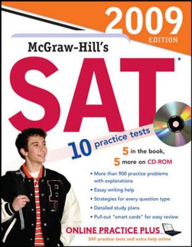 McGraw-Hill's SAT with CD-ROM, 2009 Edition (McGraw-Hill's SAT (W/CD)), Paperback Book, By: Christopher Black