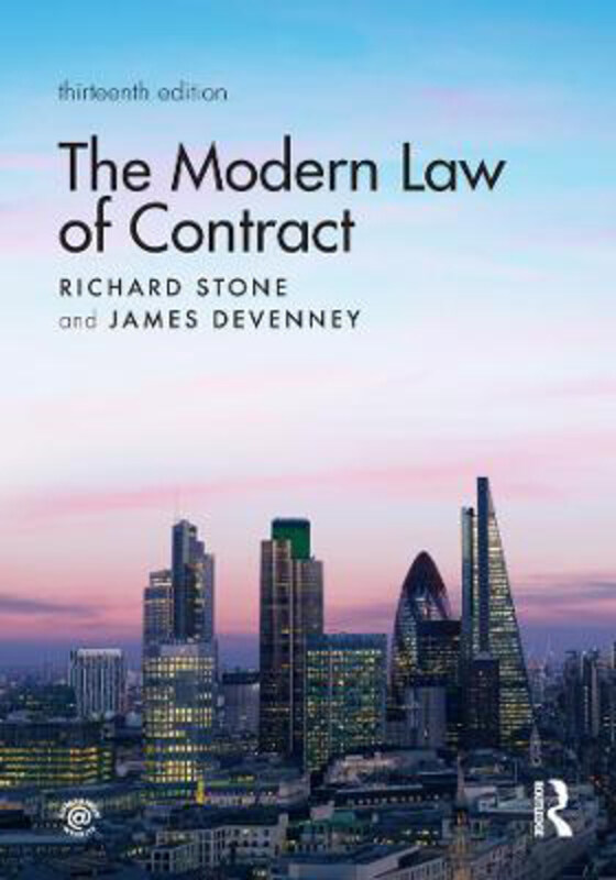 

The Modern Law of Contract, Paperback Book, By: Richard Stone