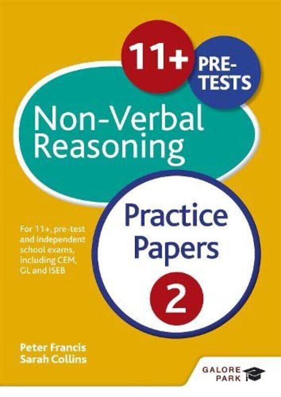 

11+ Nonverbal Reasoning Practice Papers 2 By Peter Francis Paperback