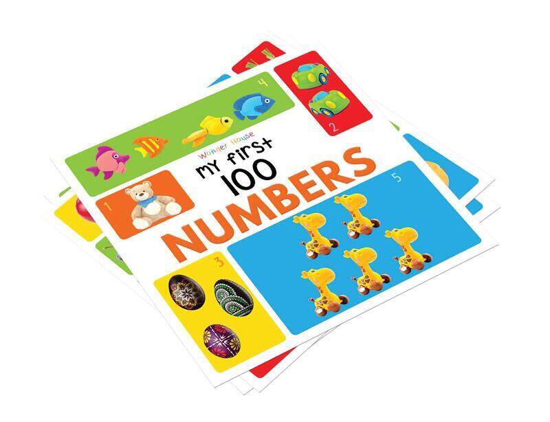 

My First 100 Numbers: Early Learning Books for Children, Paperback Book, By: Wonder House Books