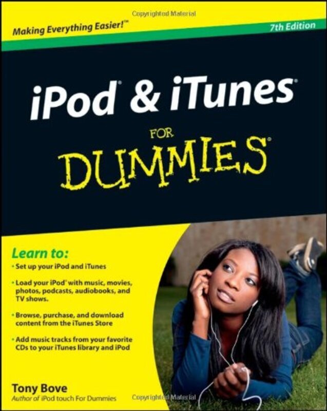 iPod & iTunes For Dummies, Book + DVD Bundle, Paperback Book, By: Tony Bove