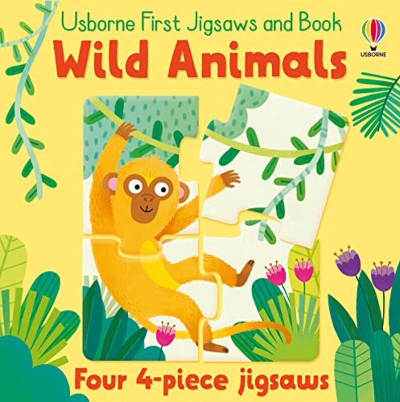 

Usborne First Jigsaws And Book Wild Animals by Matthew OldhamElisa Ferro-Paperback