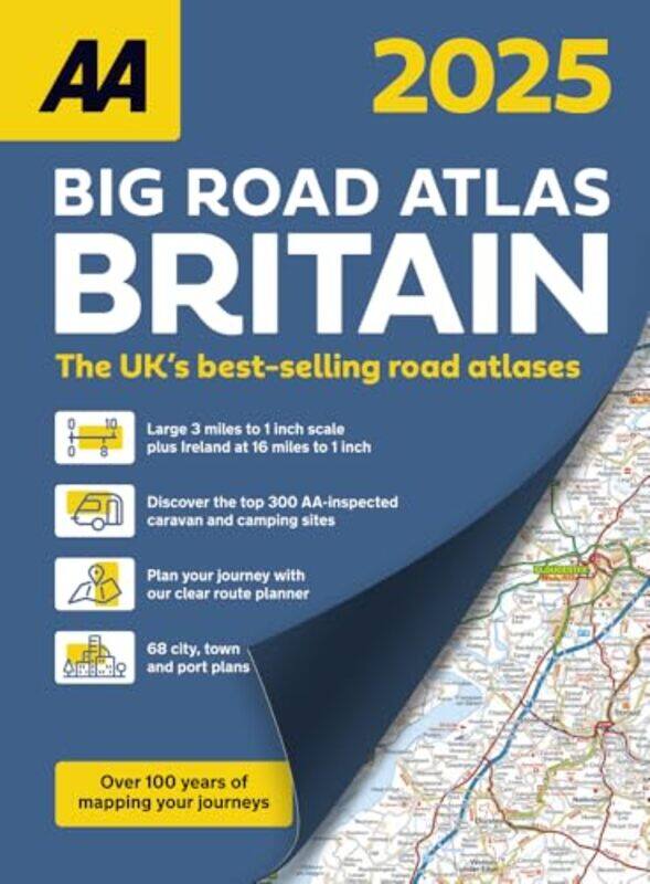 

AA Big Road Atlas Britain 2025 by Daniel J PhD Embry-Riddle Aeronautical University Worldwide and Private Investigator Security Consultant Harrisburg