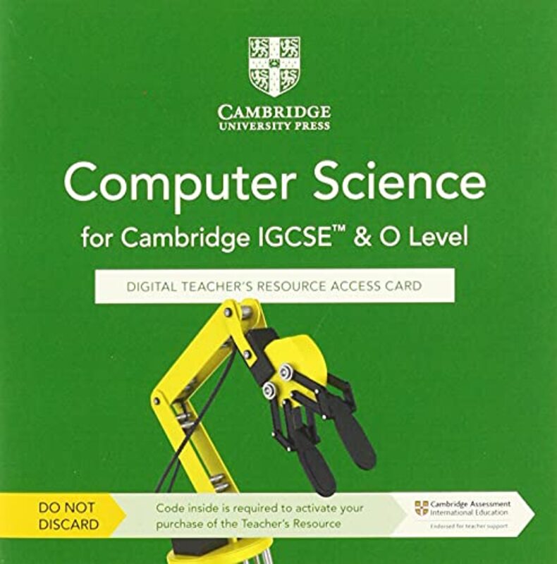 Cambridge IGCSE TM and O Level Computer Science Digital Teachers Resource Access Card by Victoria Ellis - Paperback