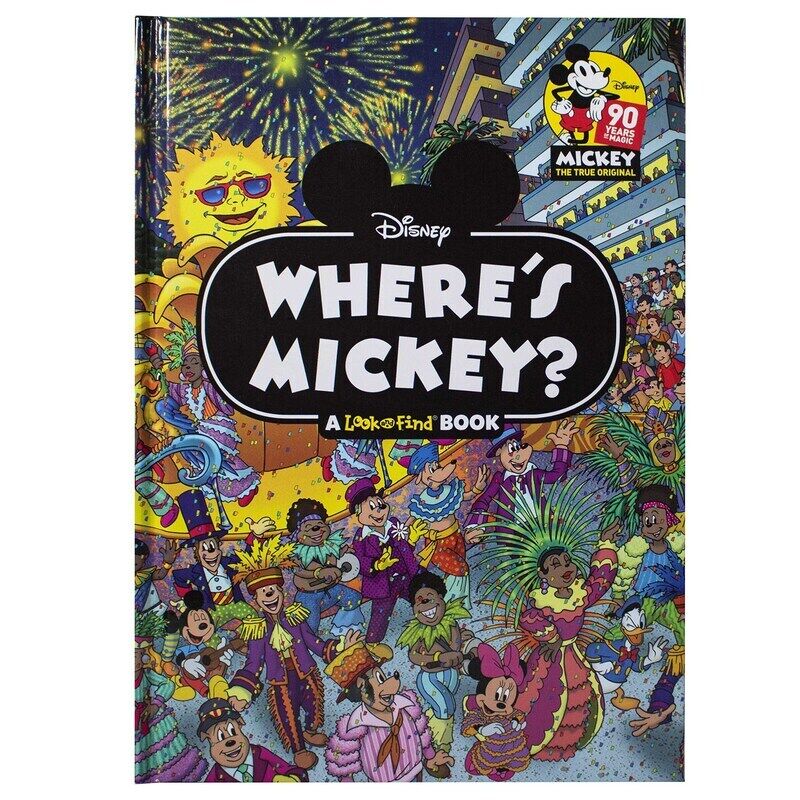 

Disney: Where's Mickey, Hardcover Book, By: Emma Drage