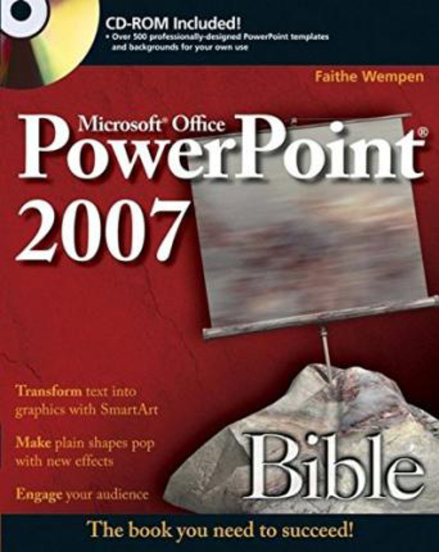 

PowerPoint 2007 Bible, Paperback Book, By: Faithe Wempen