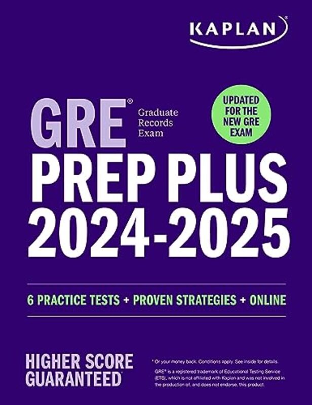 

Gre Prep Plus 20242025 Updated For The New Gre By Kaplan Test Prep -Paperback