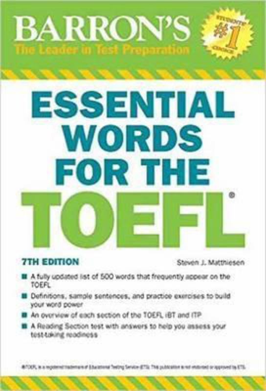 

Essential Words for the TOEFL, Paperback Book, By: Steven J. Matthiesen