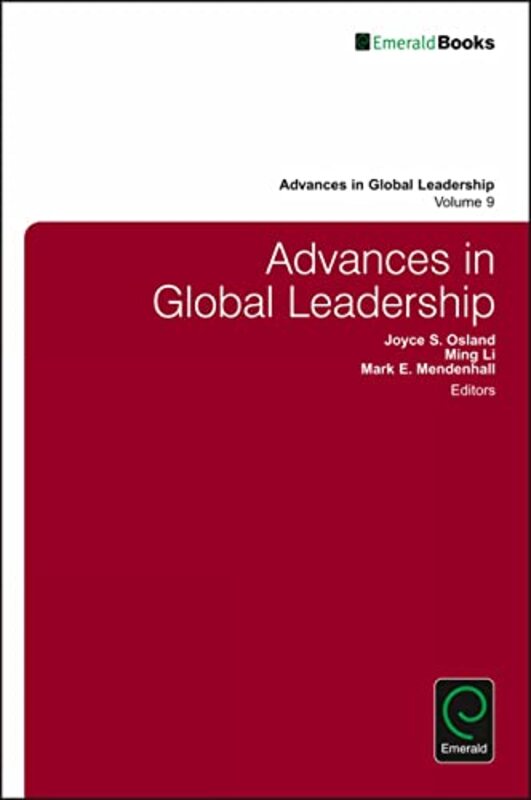 

Advances in Global Leadership by Joyce S San Jose State University, USA OslandMing University of Hull, UK LiMark E University of Tennessee at Chattano