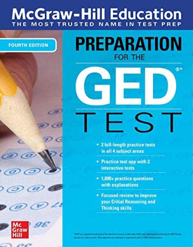 

Mcgrawhill Education Preparation For The Ged Test Fourth Edition By McGraw Hill Editors - Paperback