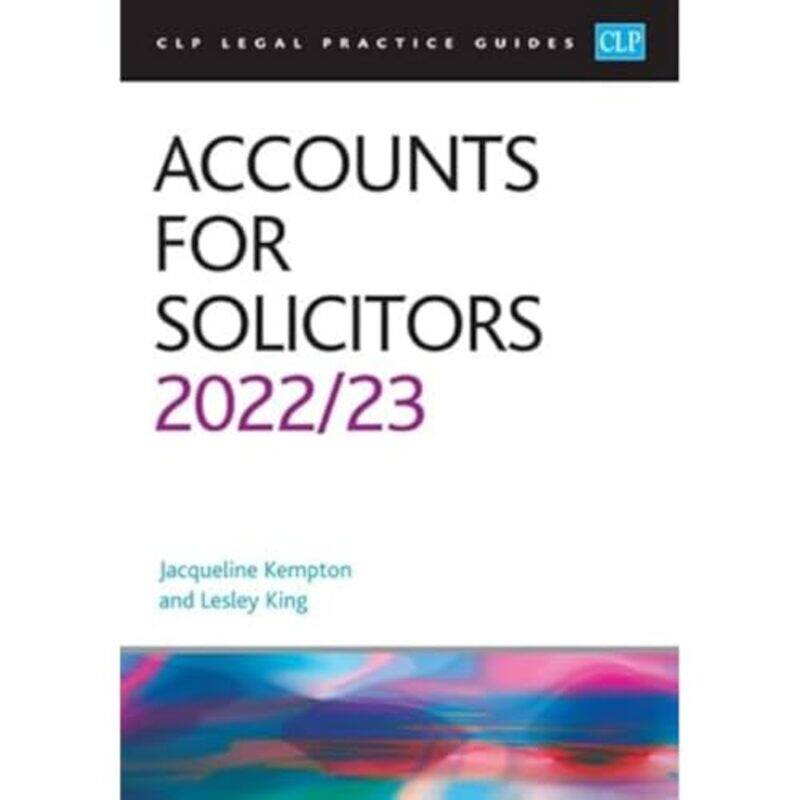 

Accounts for Solicitors 20222023 by KingKempton-Paperback