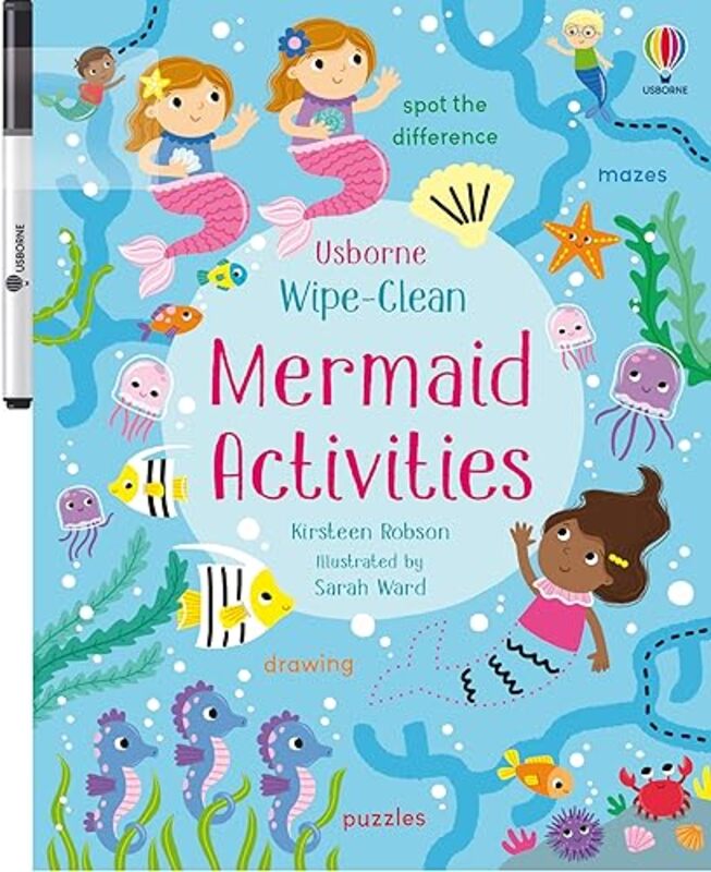Wipe-Clean Mermaid Activities  By Kirsteen Robson - Paperback