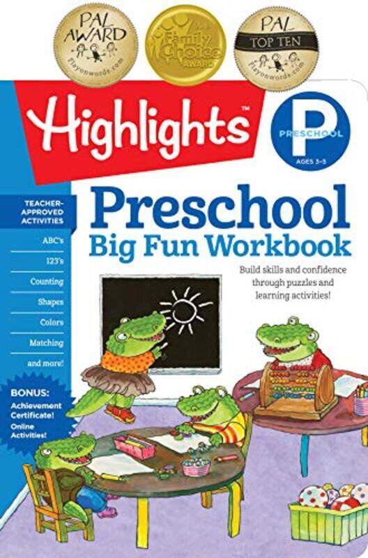 

The Big Fun Preschool Activity Book: Build skills and confidence through puzzles and early learning