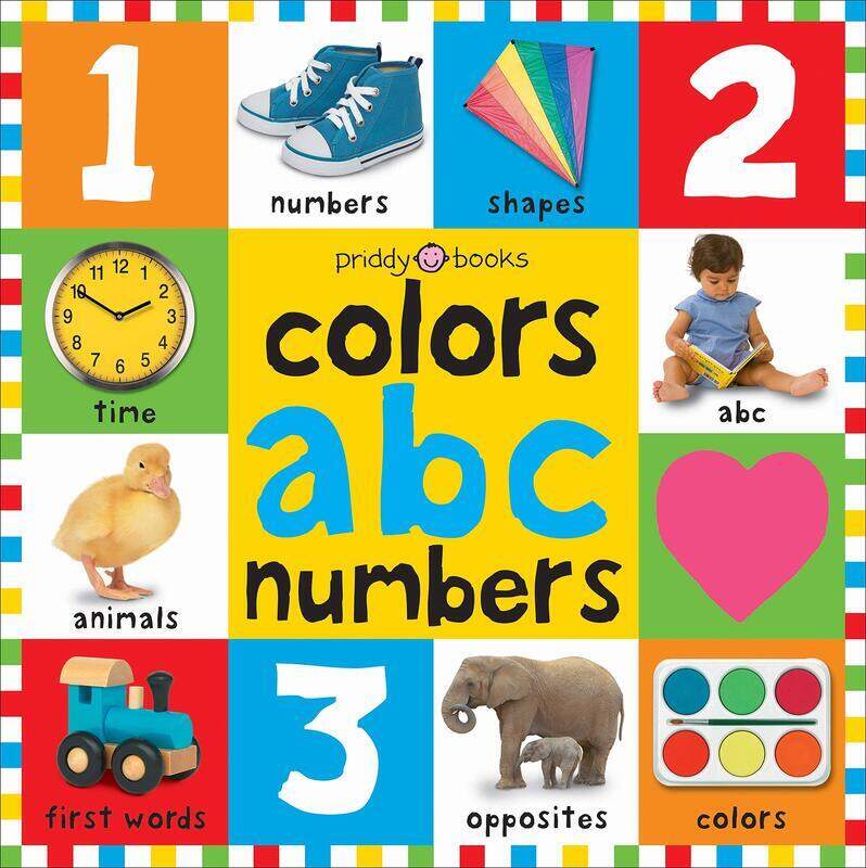 

Bright Baby Colors, ABC, Numbers, Board Book, By: Priddy Books