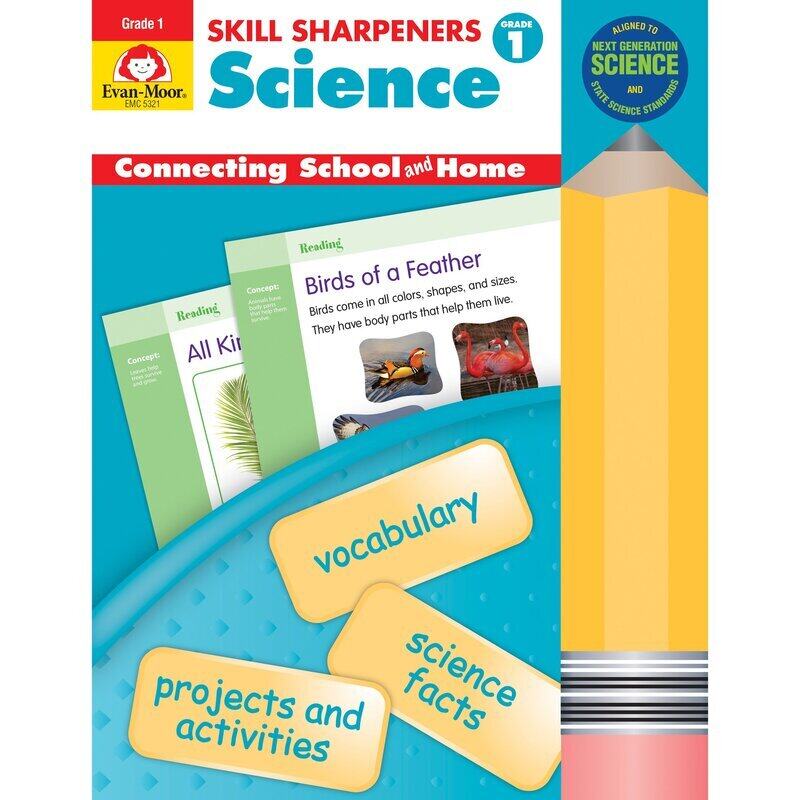 

Skill Sharpeners Science, Grade 1, Paperback Book, By: Evan-Moor Educational Publishers