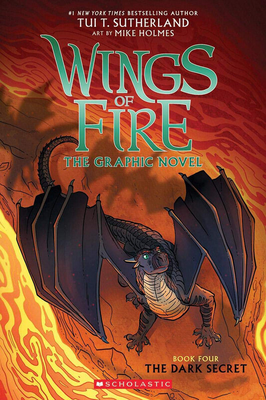 

The Dark Secret - Wings of Fire Graphic Novel #4: Graphix Book, Paperback Book, By: Sutherland, Tui T - Holmes and Mike