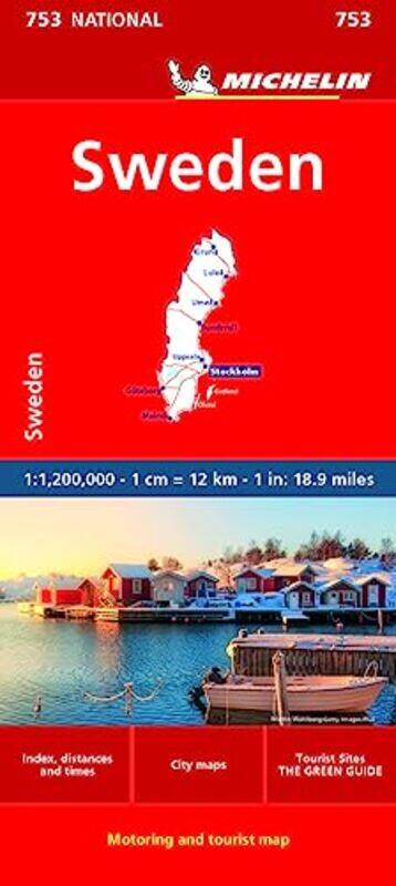 

Michelin Sweden Map 753 By Michelin - Hardcover