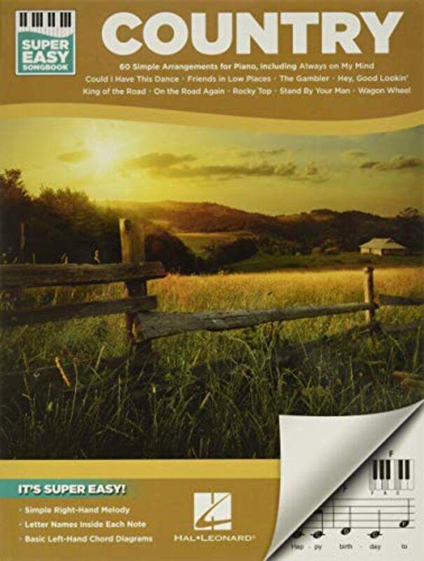 

Country Super Easy Songbk By Piano - Paperback