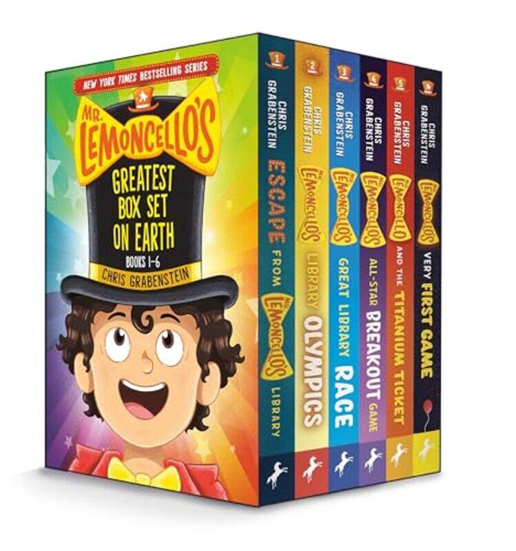 

Mr Lemoncellos Greatest Box Set On Earth Books 16 by Grabenstein, Chris-Paperback