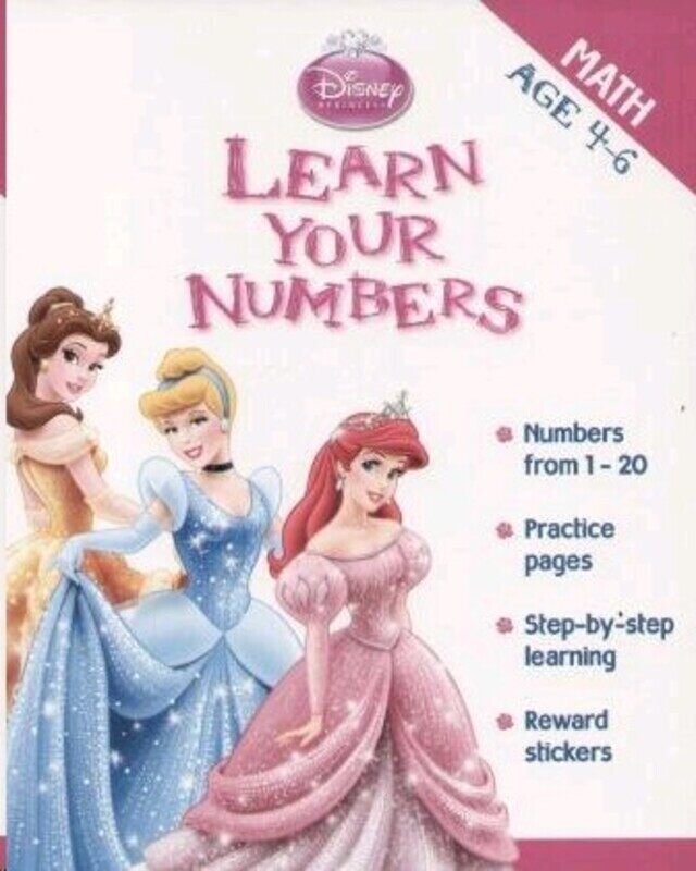 

Learn Your Numbers with stickers - Princess, Paperback Book, By: Disney