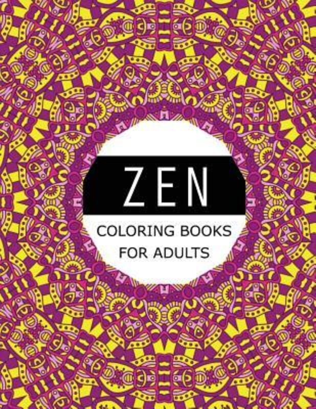 Zen Coloring Books For Adults,Paperback,ByMindfulness Publishing