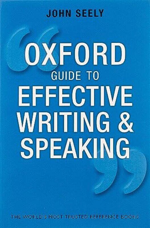 

Oxford Guide to Effective Writing and Speaking by Joseph R Dodson-Paperback