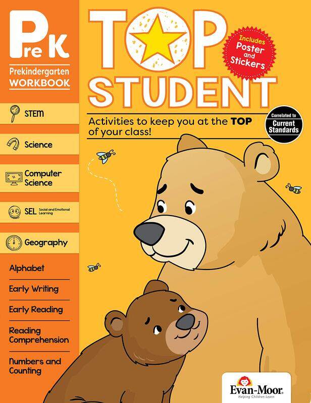 

Top Student, Grade Prek, Paperback Book, By: Evan-Moor Educational Publishers