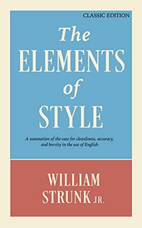 

Elements Of Style By Strunk William Jr - Hardcover