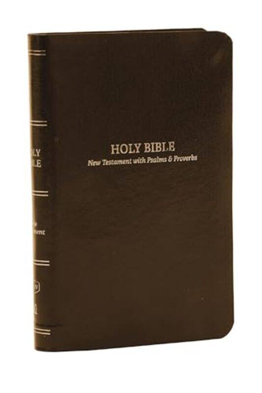 

Kjv Holy Bible Pocket New Testament With Psalms And Proverbs Brown Leatherflex Red Letter Comfort Print King James Version by Thomas Nelson-Paperback