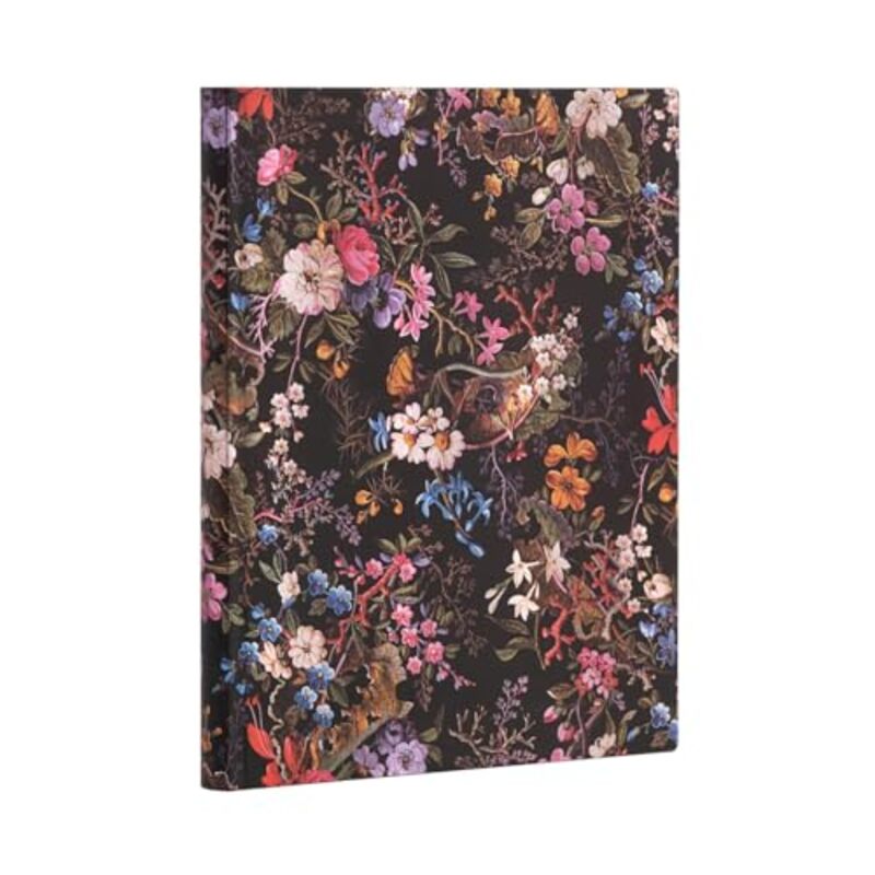 William Kilburn Floralia Ultra Lined Flexi Flexi softcover 100 gsm ribbon marker pouch book by Paperblanks - Paperback