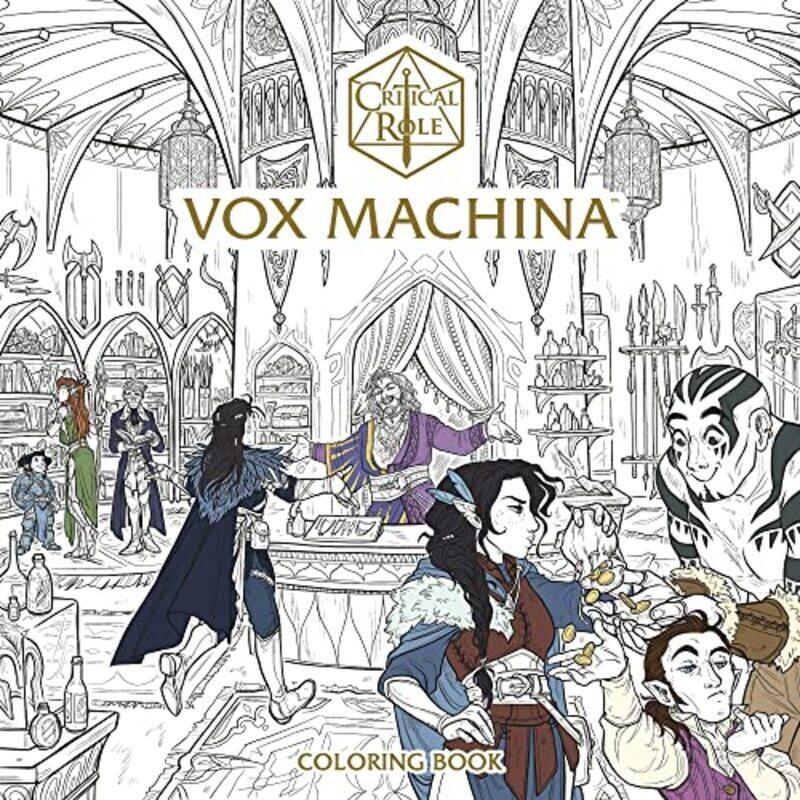 

Critical Role: Vox Machina Coloring Book , Paperback by Critical Role