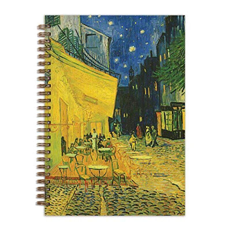 

Van Gogh Terrace at Night 7 x 10" Wire-O Journal , Paperback by Galison - Van Gogh, Vincent