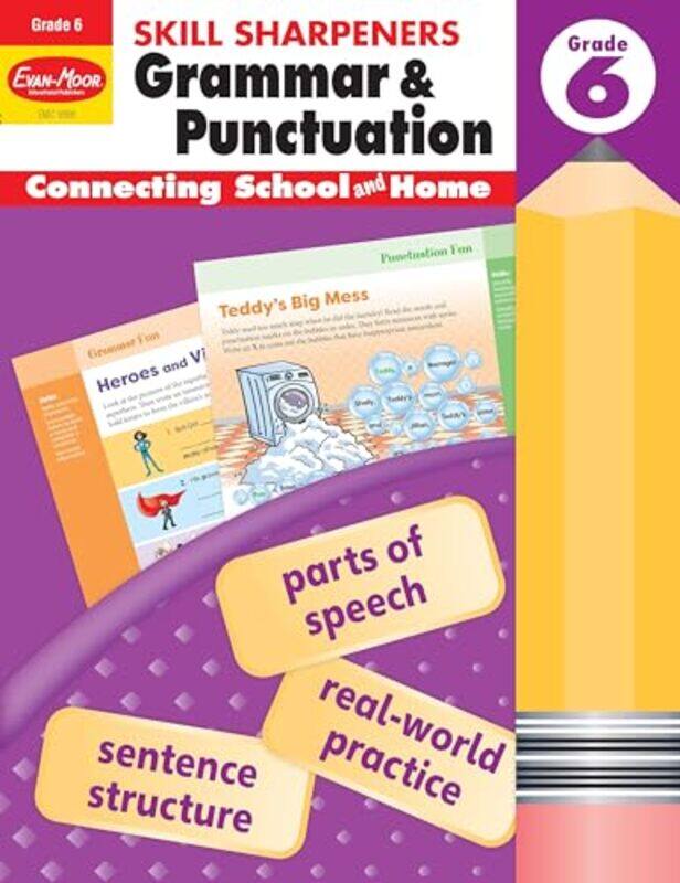 

Skill Sharpeners Grammar And Punctuation Grade 6 By Evan-Moor - Paperback