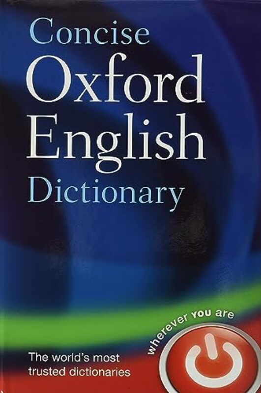 Oxford Concise English Dictionary Hardcover by Oxford Languages