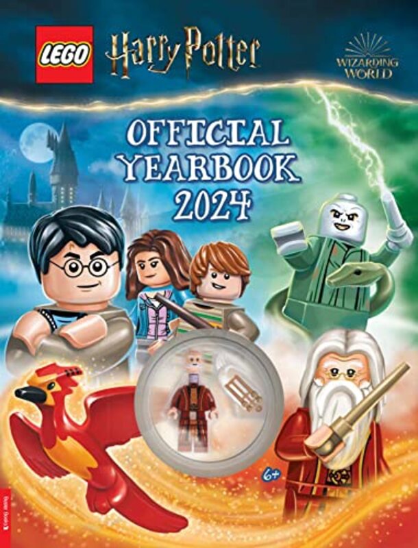 

Lego Harry Potter Official Yearbook 2024 With Albus Dumbledore Minifigure By Legobuster Books...Hardcover