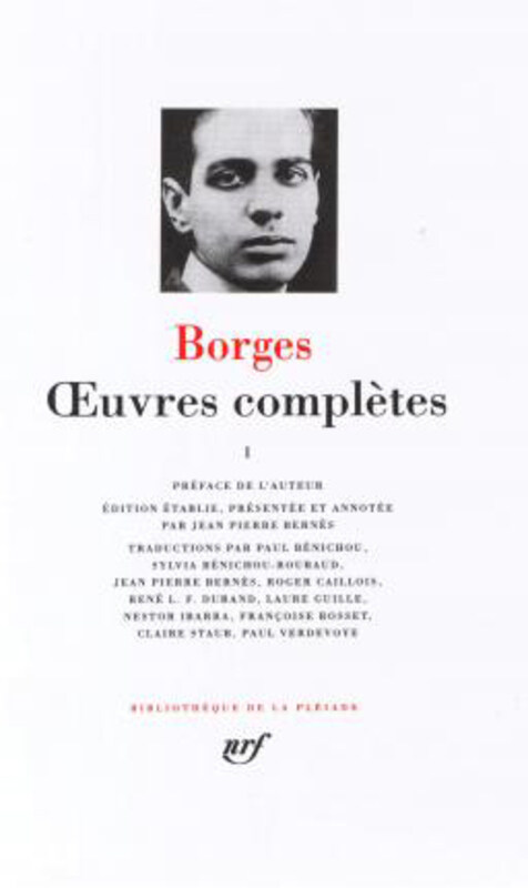 

Oeuvres completes T1, Leather Cover Book, By: Jorge Luis Borges