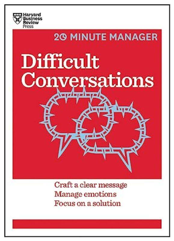 

Difficult Conversations Hbr 20Minute Manager Series By Harvard Business Review Paperback