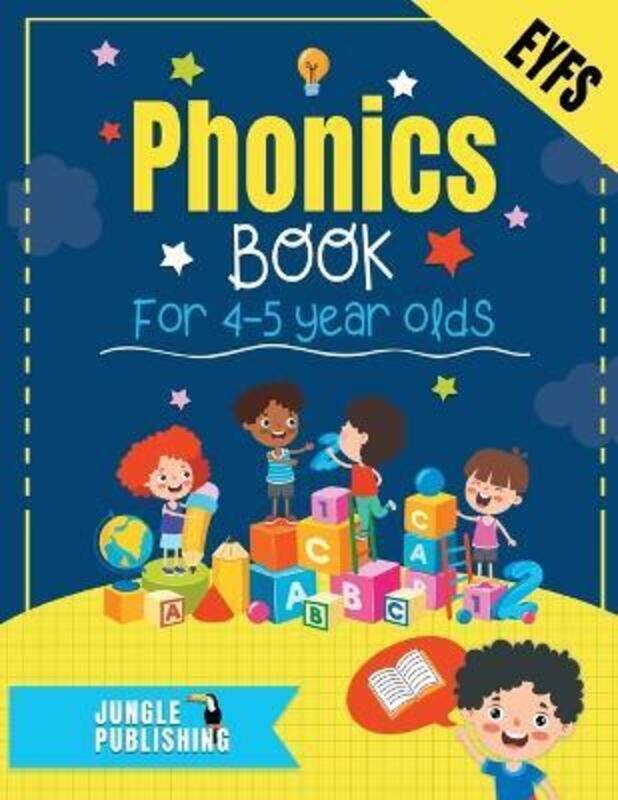 

Phonics Book for 4-5 Year Olds: Bumper Phonics Activity Book for Reception - EYFS - KS1 Practice Let,Paperback, By:Publishing U K, Jungle