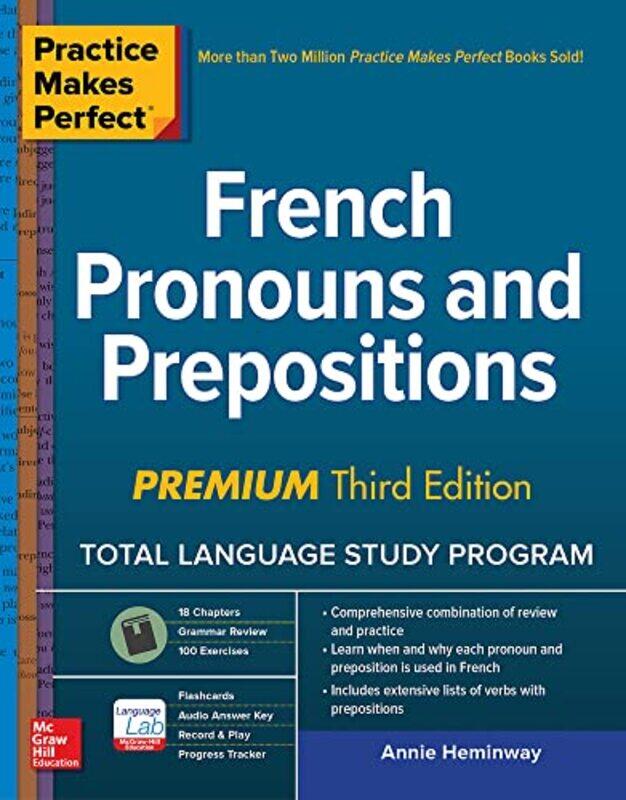 

Practice Makes Perfect French Pronouns and Prepositions Premium Third Edition by Erin Wildermuth-Paperback