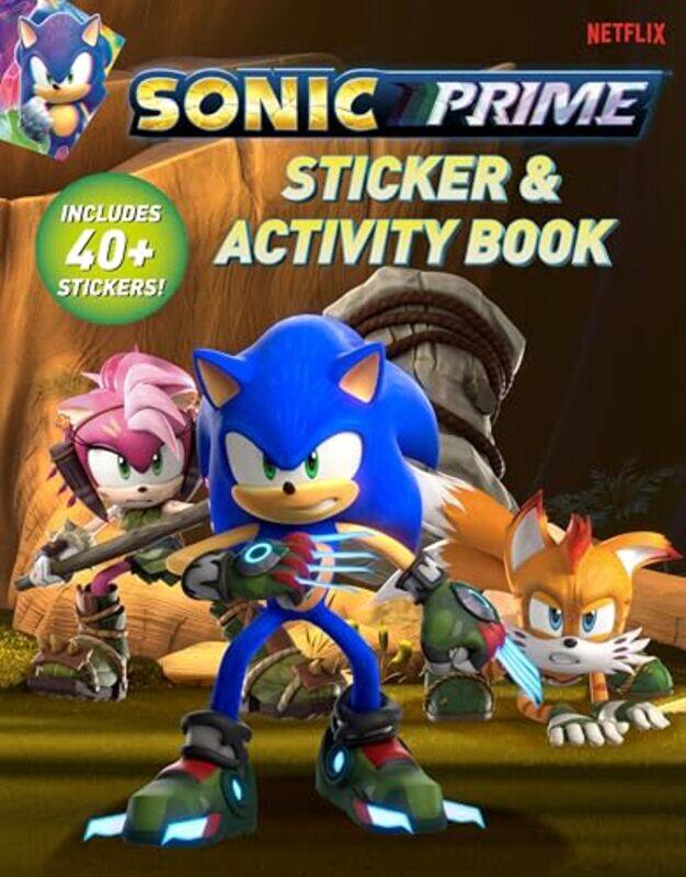 

Sonic Prime Sticker & Activity Book Includes 40+ Stickers By Degennaro, Gabriella -Paperback