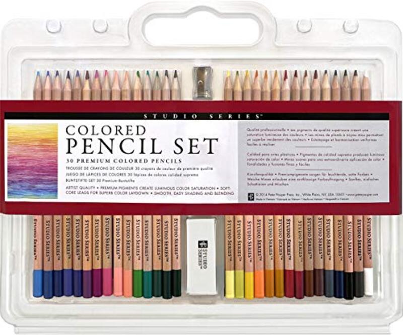 Studio Series Colored Pencil Set , Paperback by Peter Pauper Press