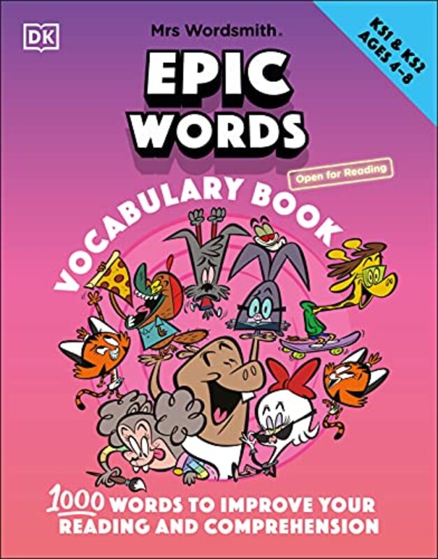 

Mrs Wordsmith Epic Words Vocabulary Book Ages 48 Key Stages 12 1000 Words To Improve Your Rea by DK Hardcover