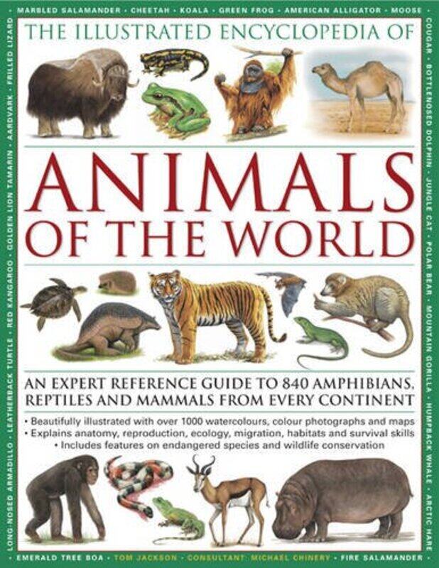 

Illustrated Encyclopedia of Animals of the World,Paperback by Jackson, Tom