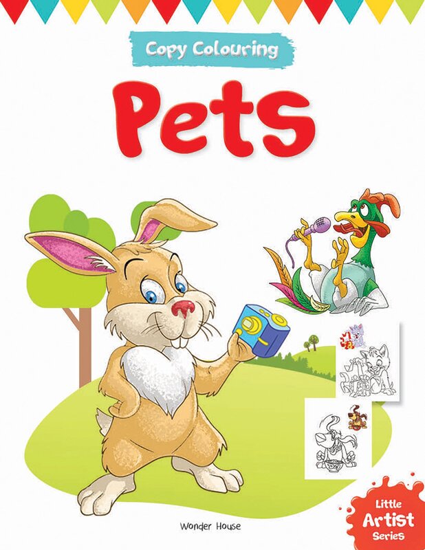 Little Artist Series Pets: Copy Colour Books, Paperback Book, By: Wonder House Books