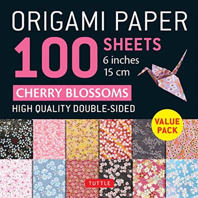 

Origami Paper 100 Sheets Cherry Blossom By Tuttle - Paperback