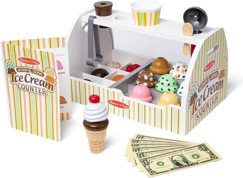 

Scoop & Serve Ice Cream Counter by Melissa & Doug-Paperback