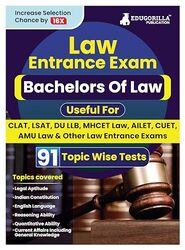 Law Entrance Exam 2023 91 Topicwise Solved Tests For Various National And State Universitiesinst By Edugorilla Prep Experts - Paperback