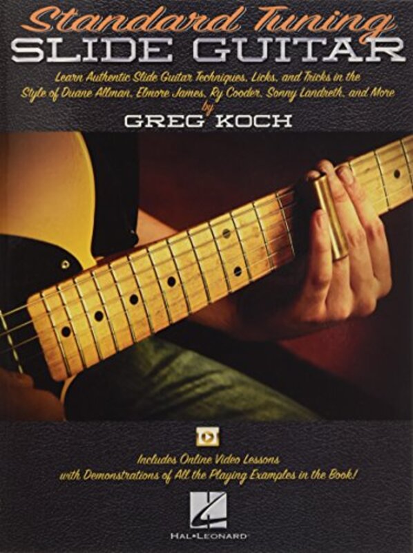 Standard Tuning Slide Guitar: Book with Online Video Lessons , Paperback by Koch, Greg
