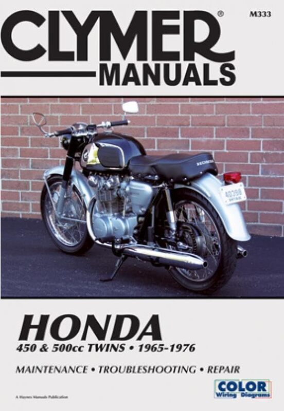 Honda CBCL450 & CB500T Motorcycle 19651976 Service Repair Manual by Catherine Coleman Flowers-Paperback